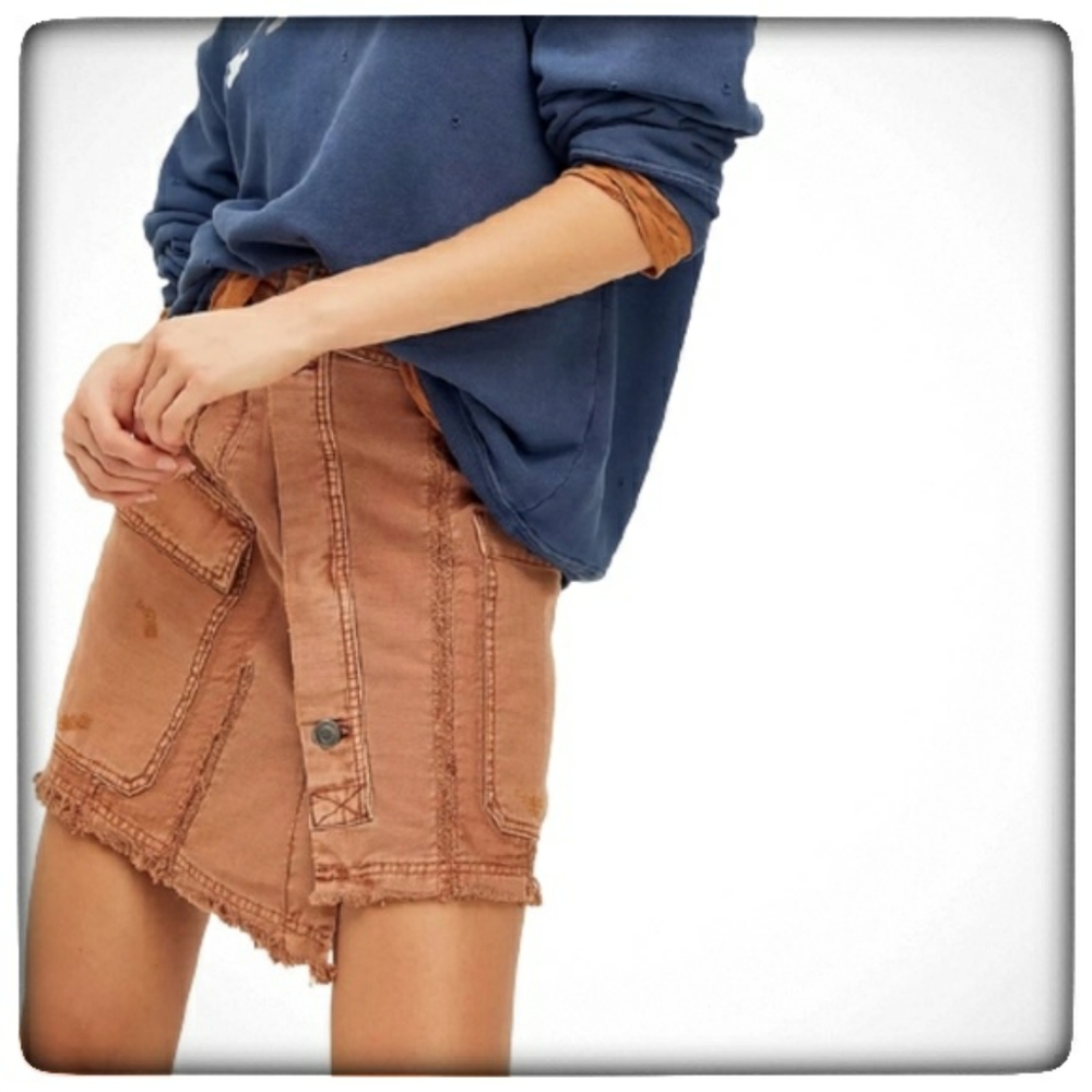 Free People On The Horizon Mini Skirt-0